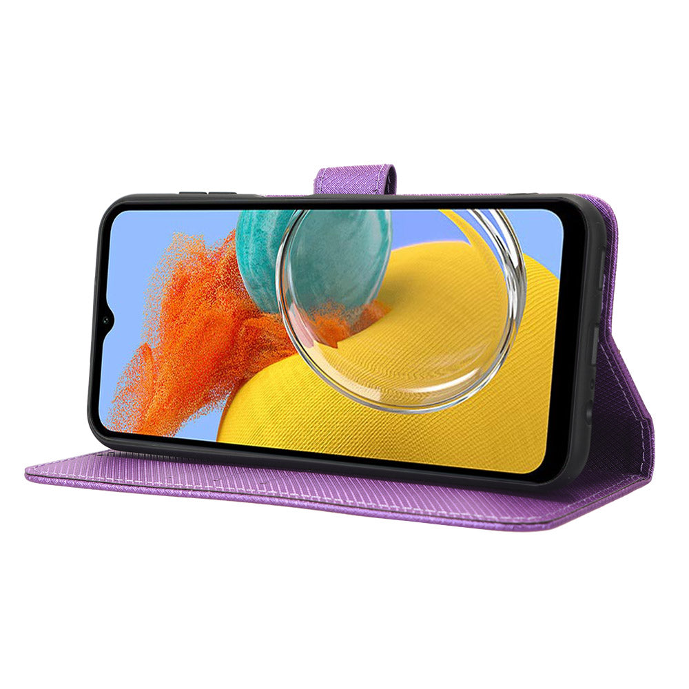 For Samsung Galaxy M54 5G / F54 5G PU Leather Magnetic Flip Case Diamond Texture Wallet Stand Phone Cover For Samsung Galaxy M54 5G / F54 5G PU Leather Magnetic Flip Case Diamond Texture Wallet Stand Phone Cover